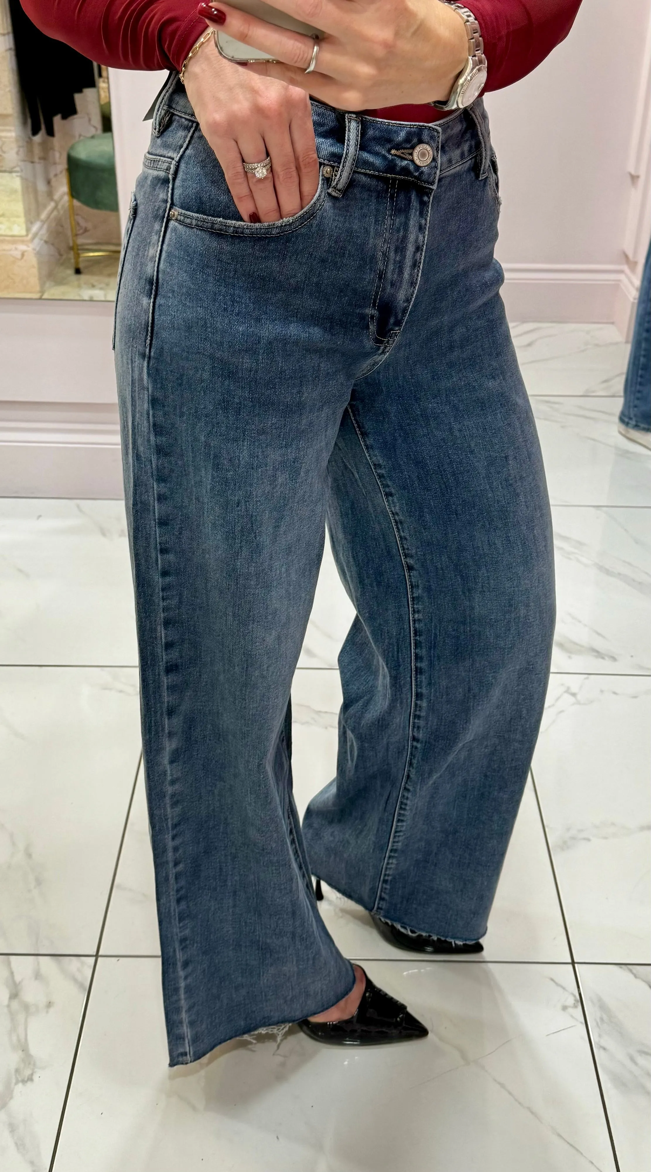 Kelly Dad Fit Stretch Jeans