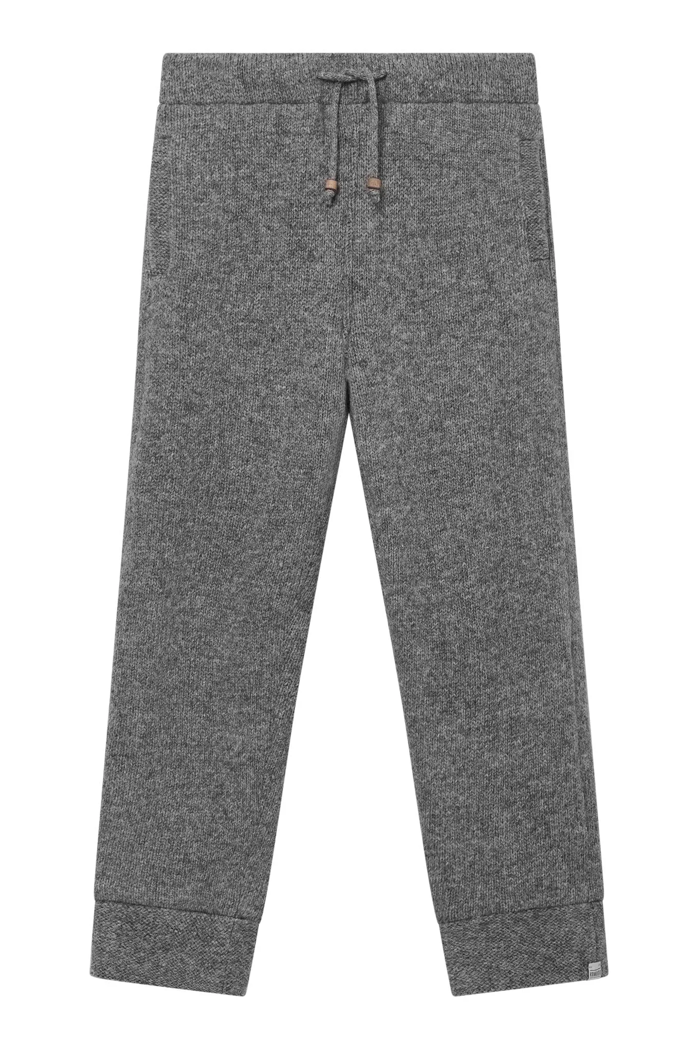 KELVIN Fleece Lined Wool Trouser - Grey