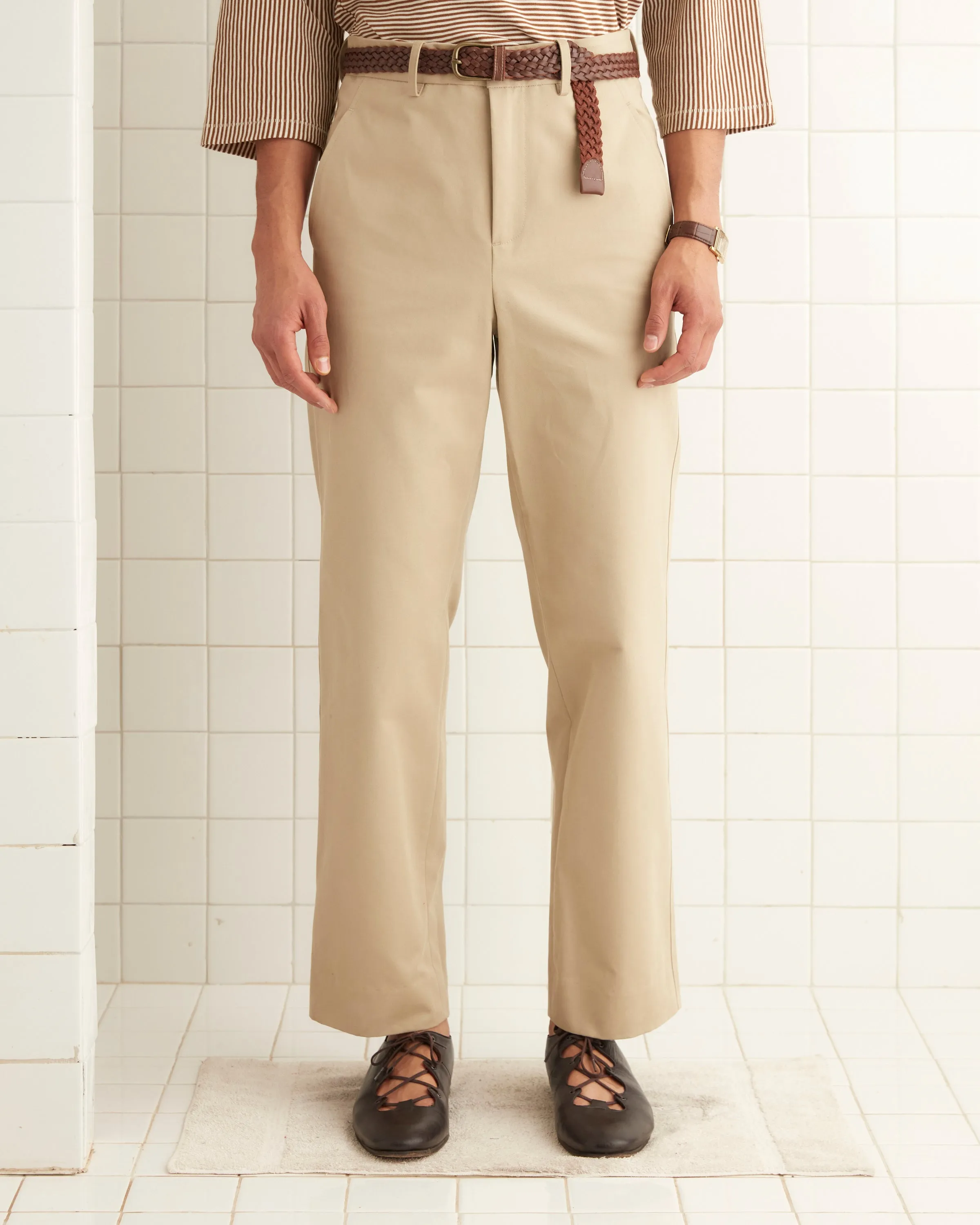 Khaki Standard Trousers