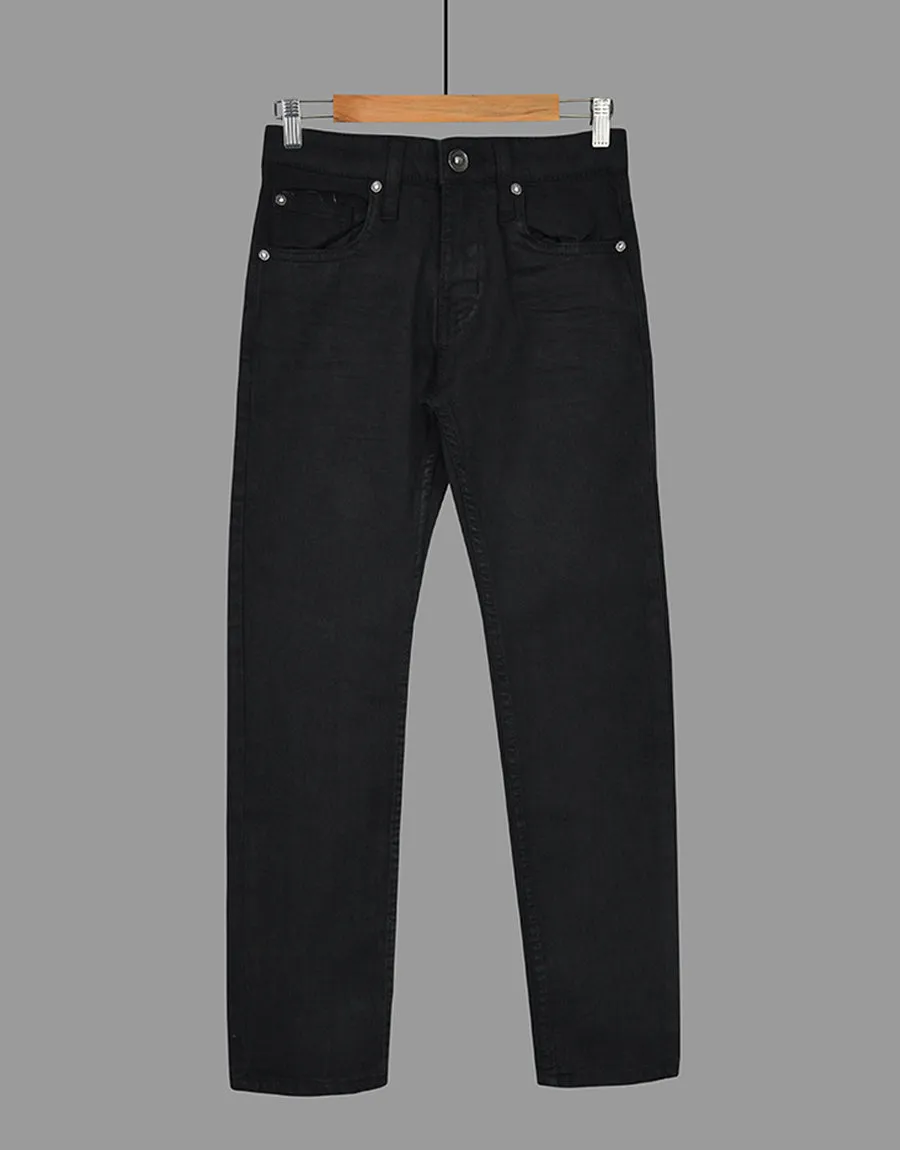 Kid's Denim Jeans Pant - BLACK