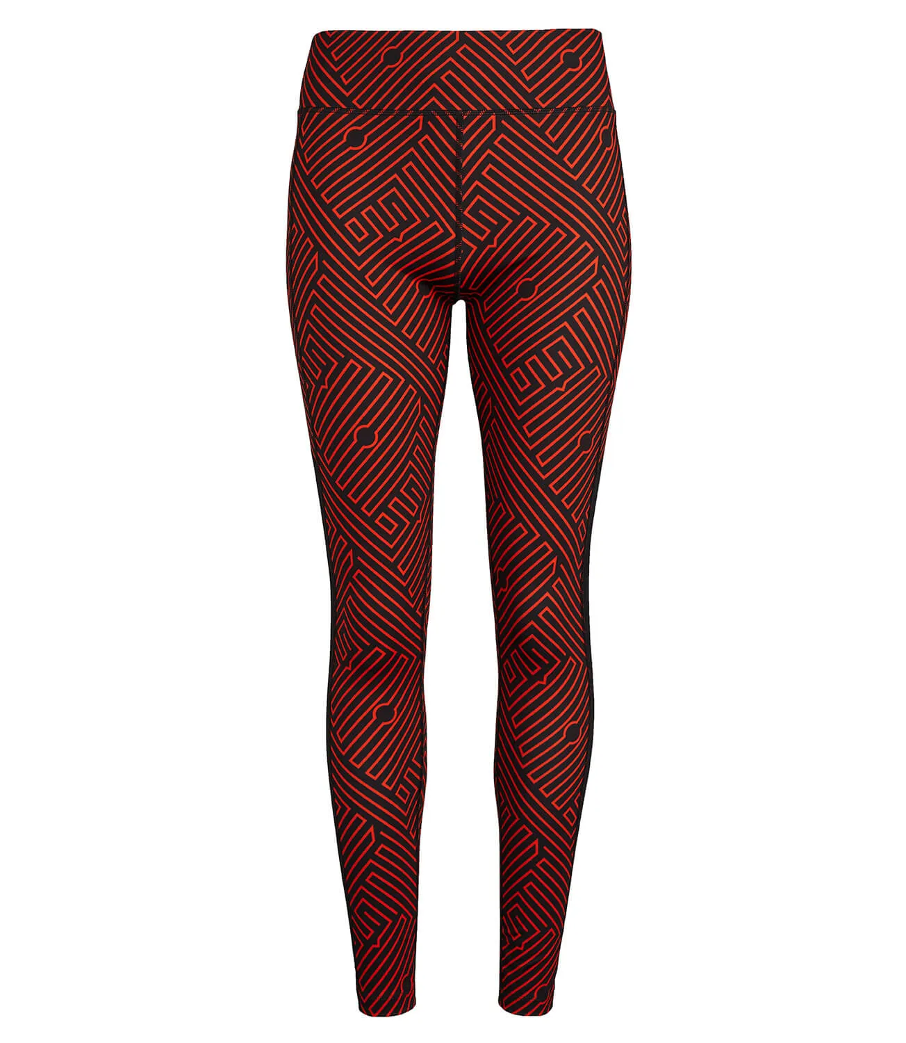 Laura Padel Leggings - Black/Flame Print