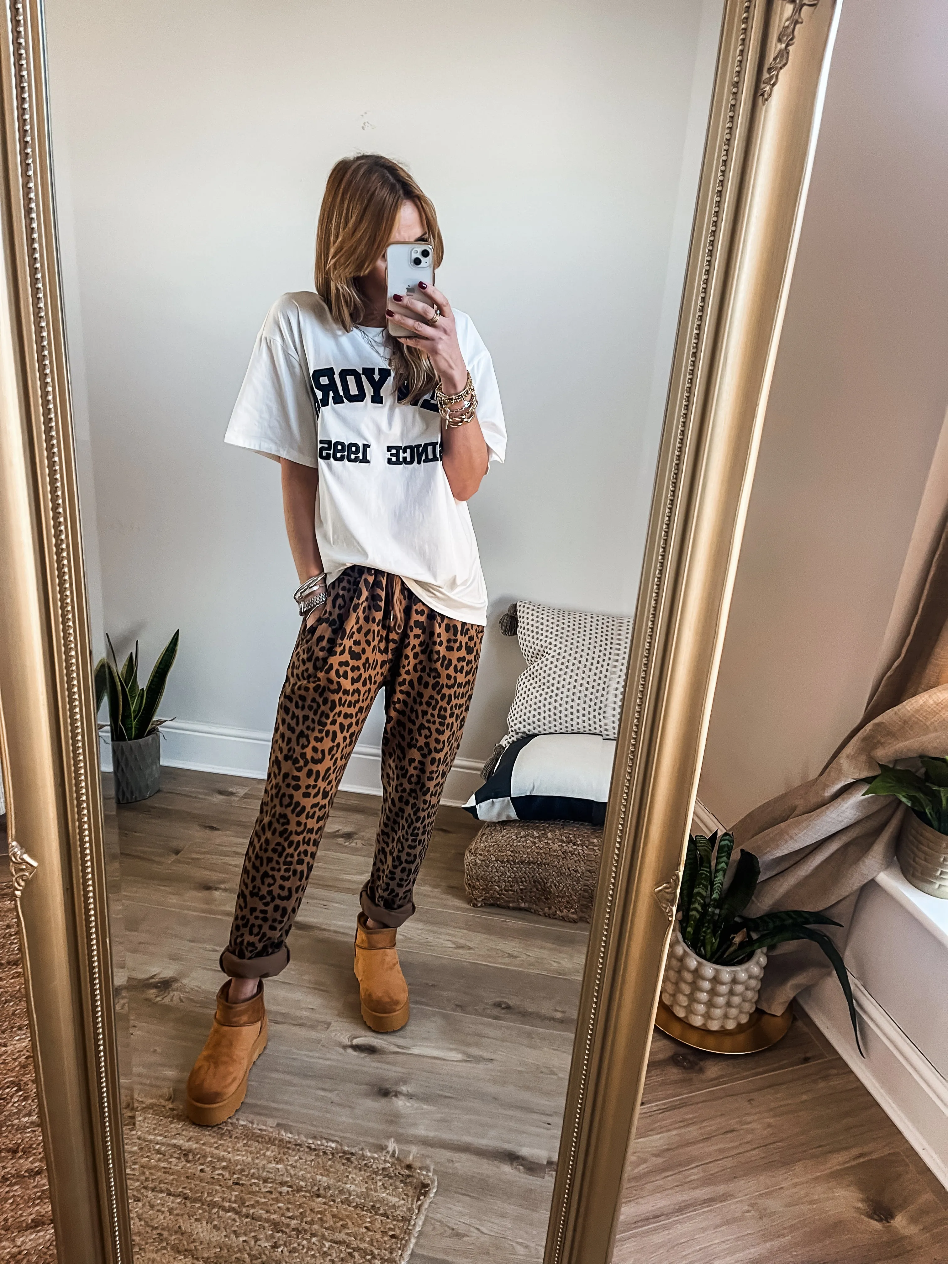 Leopard Print Joggers