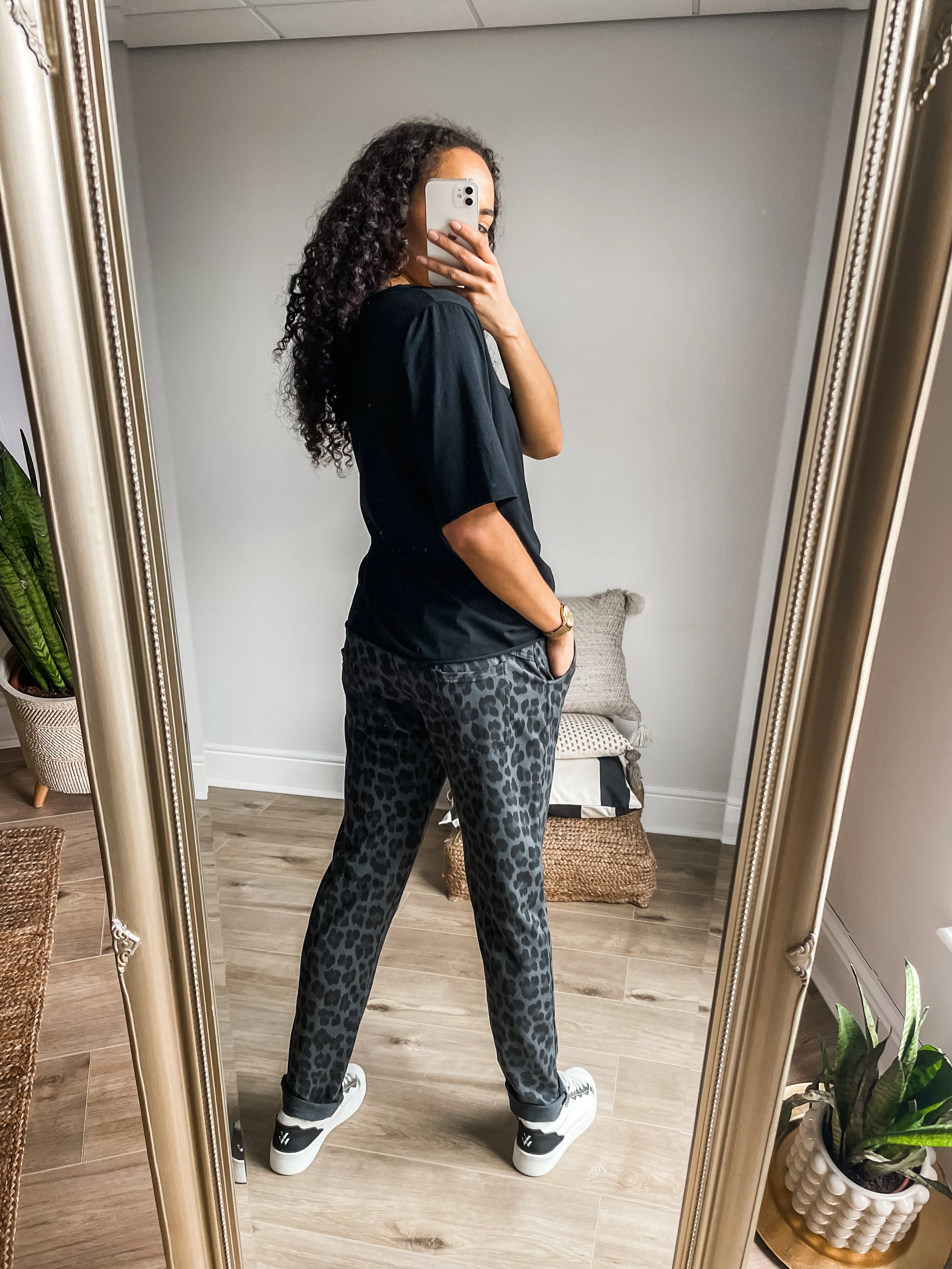 Leopard Print Joggers