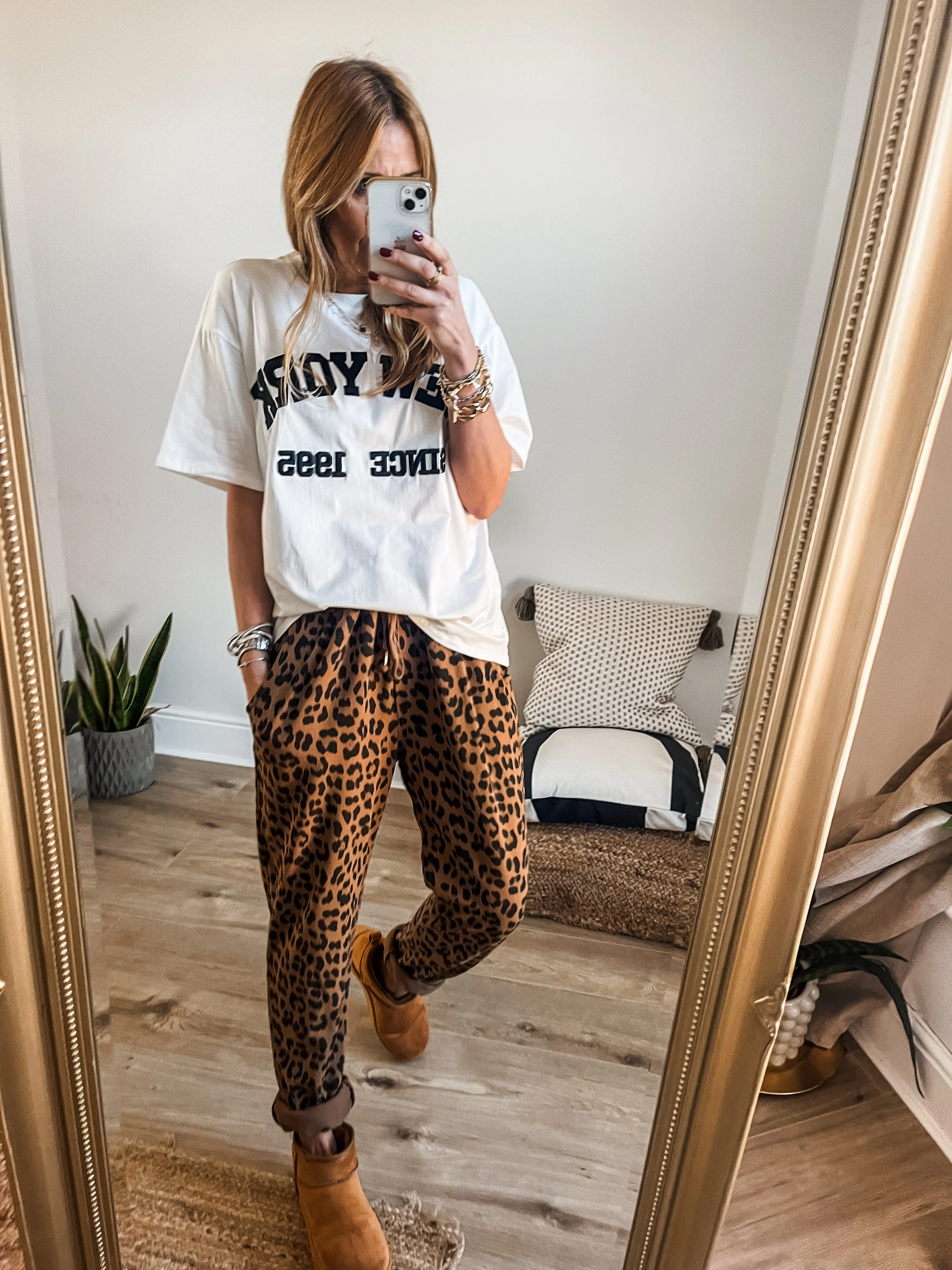 Leopard Print Joggers