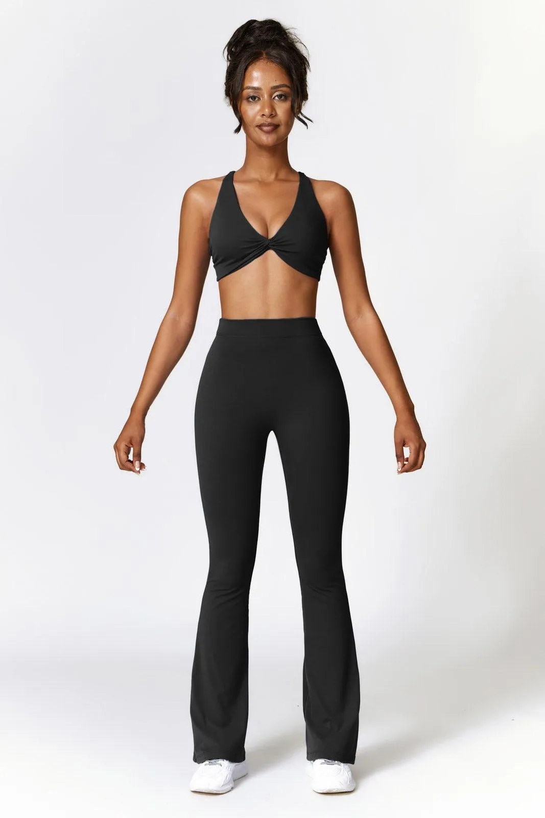 Lilah Flare Leggings - Black (FINAL SALE)