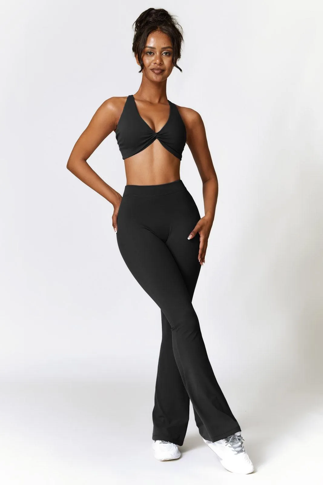 Lilah Flare Leggings - Black (FINAL SALE)