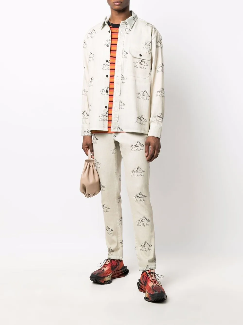 Logo Print Trousers