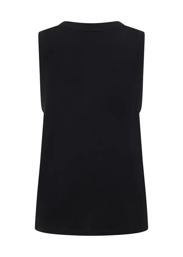 Lorna Jane Kickstart Muscle Tank - Black