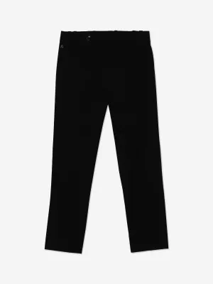 Maison Ava Boys Wool Blend Tristan Trousers in Black