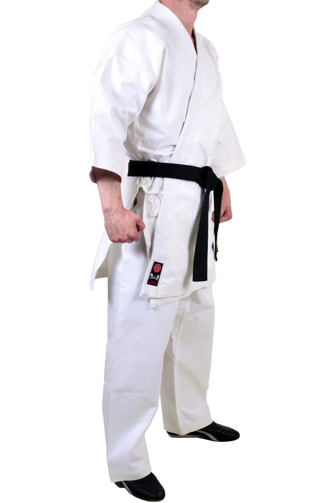 MAR-014A | White Karate Competition Uniform - Japanese Style (12oz Canvas Fabric)