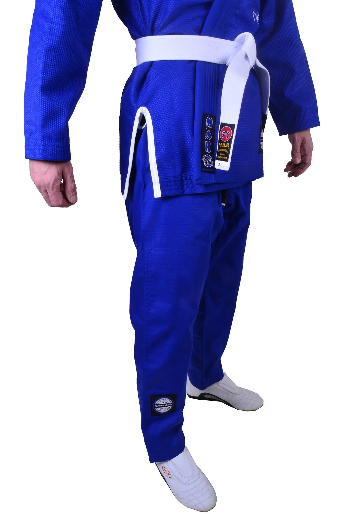 MAR-064B | Blue Brazilian Jiu-Jitsu Uniform - 480gsm