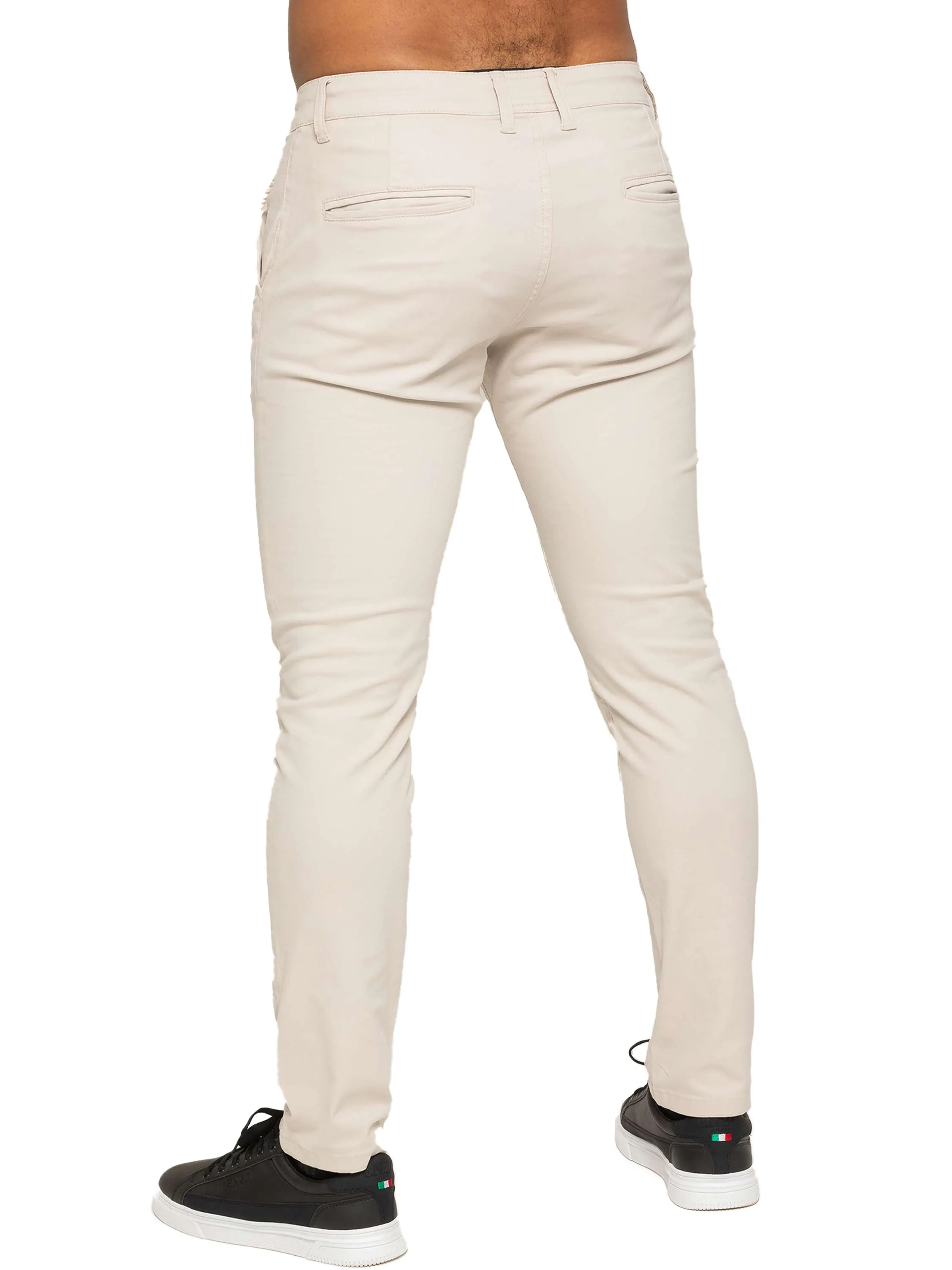 Mens Chinos Slim Fit Stretch Jeans | Enzo Designer Menswear