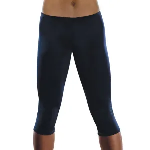 Motionwear Adult Black Low Rise Gym Capri