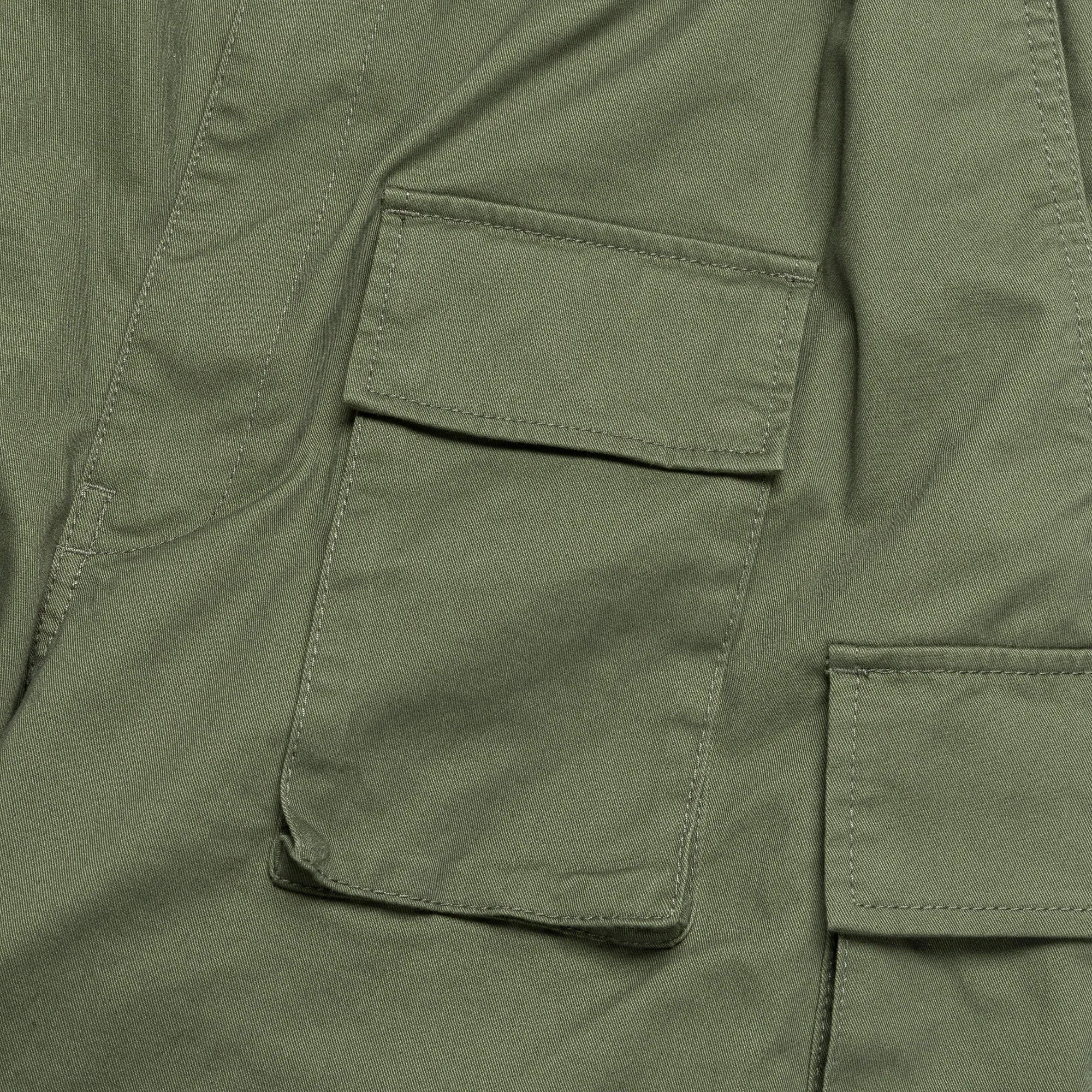 Multi Pockets Balloon Cargo Trousers - Olive