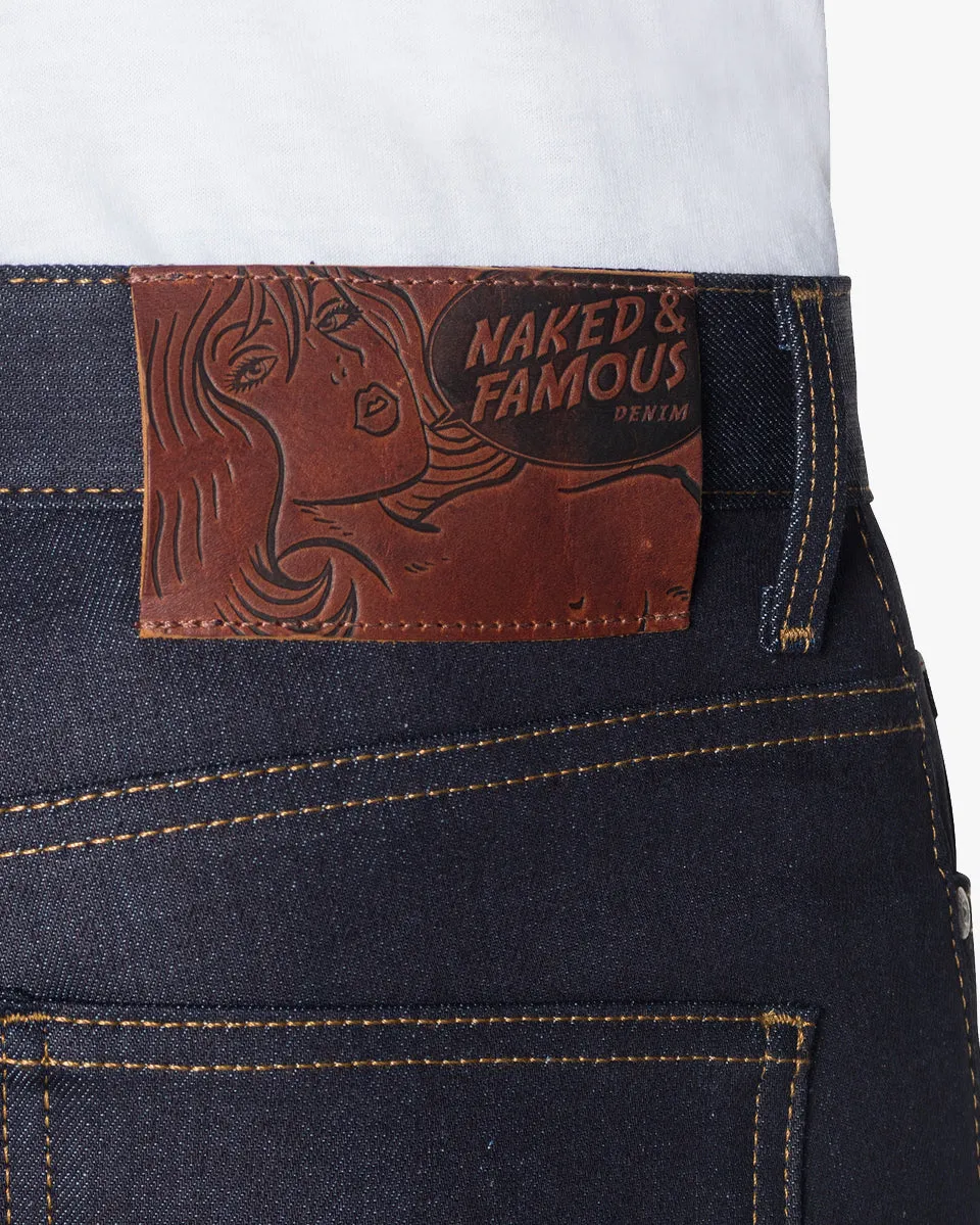 Naked & Famous Super Guy Skinny Mens Jeans - Nightshade Stretch Selvedge / Indigo