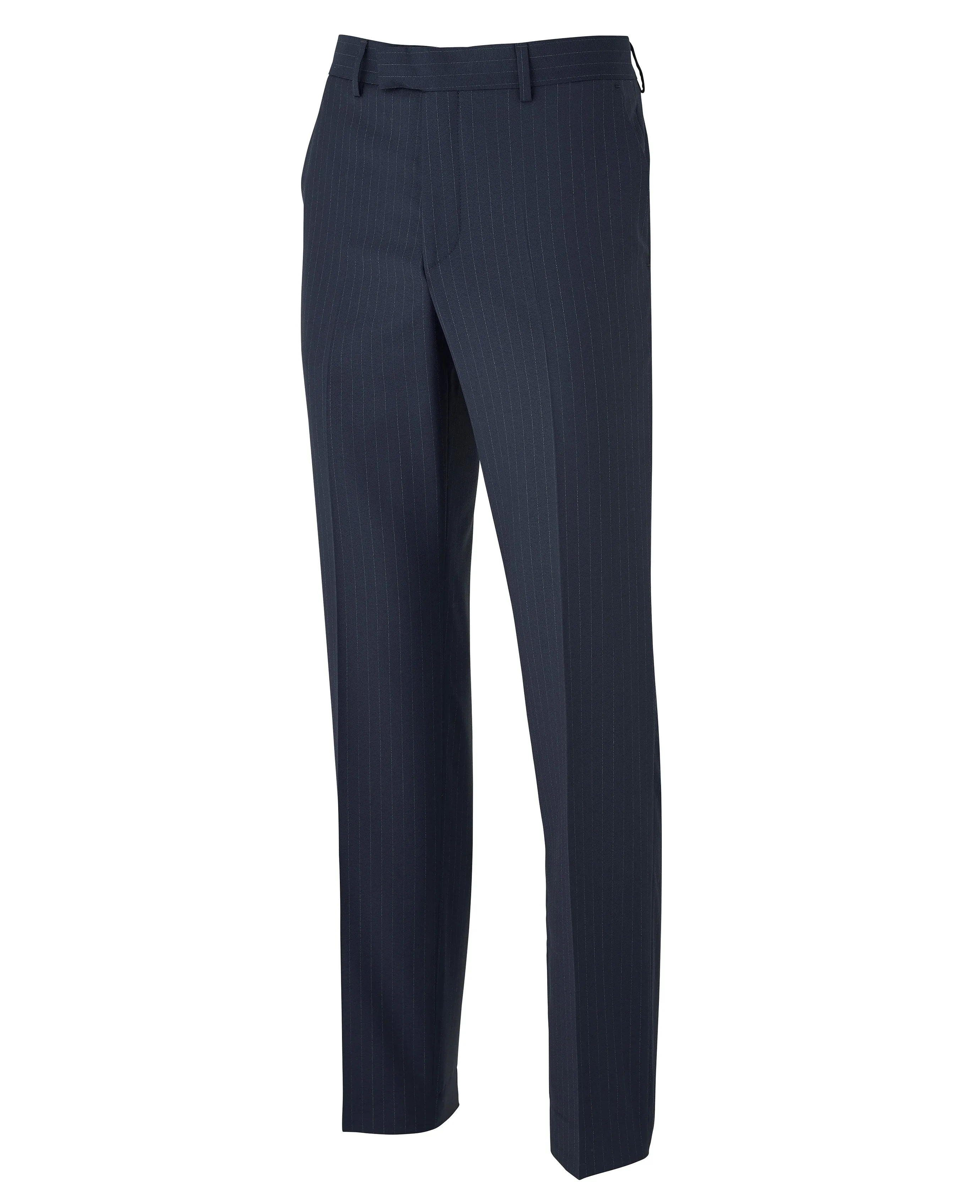 Navy Stripe Suit Trousers