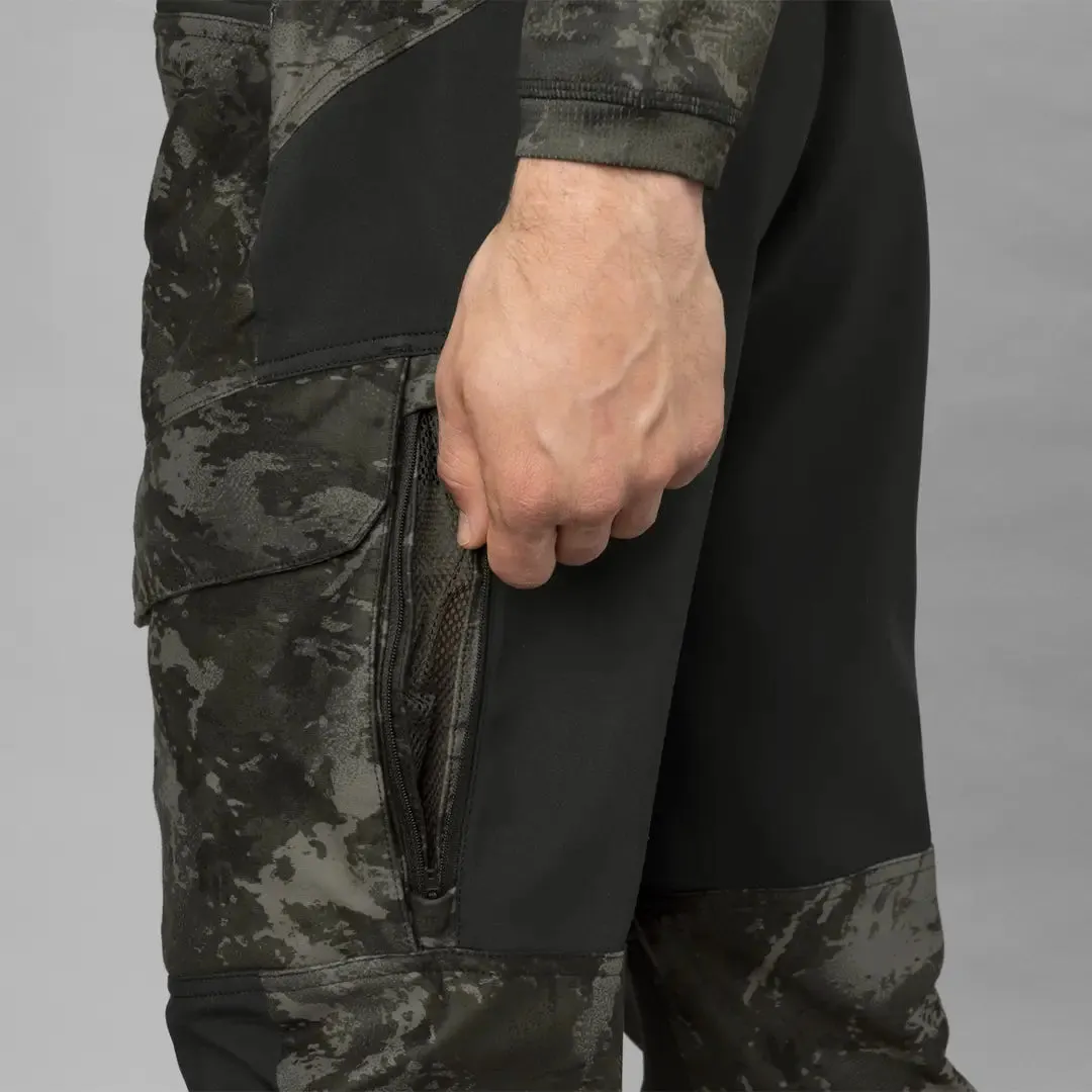 NOCTYX Camo Silent Trousers - AXIS MSP Black/Black by Harkila