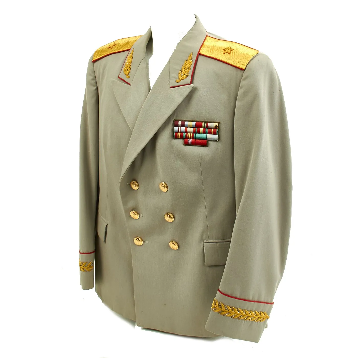 Original Soviet Cold War Artillery General Uniform Parade Walking Out Jacket