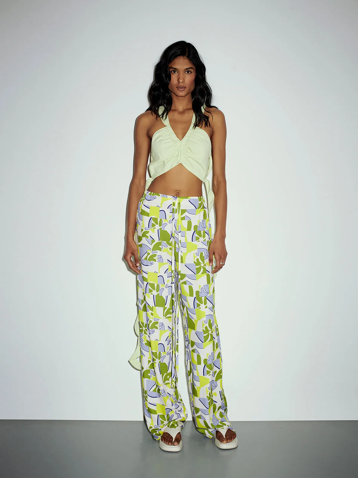 PALMA trousers - tile print