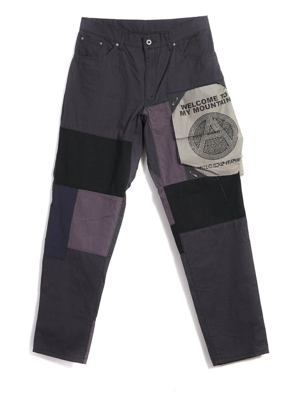 PATCHWORK PANTS | Grey