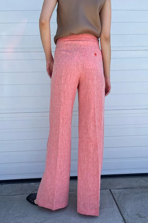 Phenyo Pants in Coral Melange