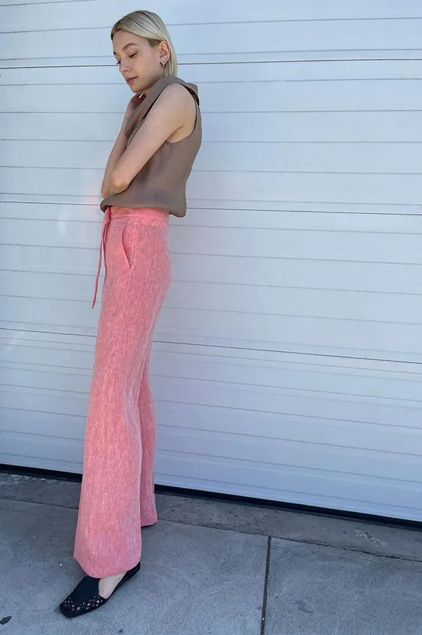 Phenyo Pants in Coral Melange