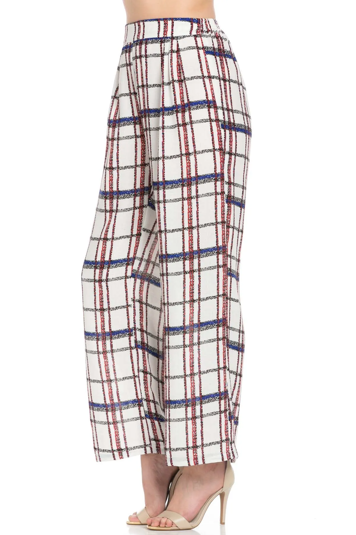 Plaid Easy Breezy Trousers Women