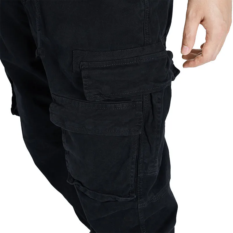 POCKETS WASHED CARGO PANTS