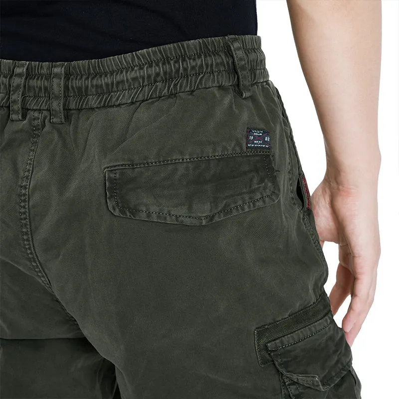 POCKETS WASHED CARGO PANTS