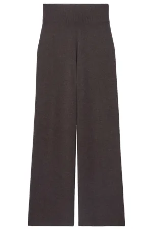 Pure Cashmere Wide-leg Trousers