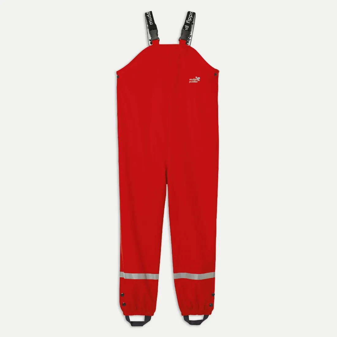 Rainy Day Waterproof Dungarees Red