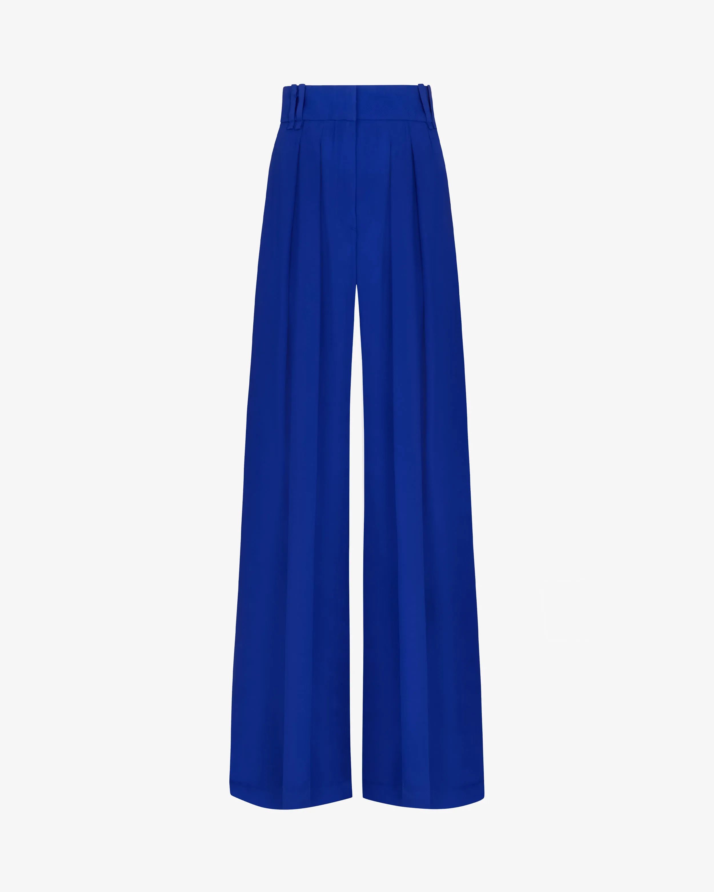 Relaxed Wide Leg Trouser - Cobalt Blue