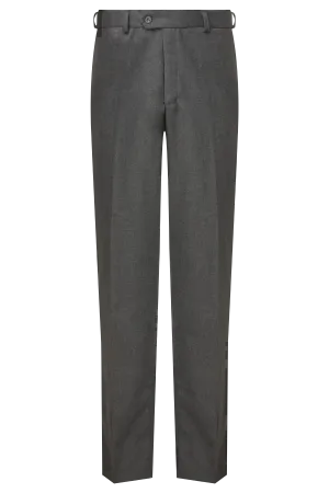 Senior Boys’ Regular Fit School Trousers - Grey