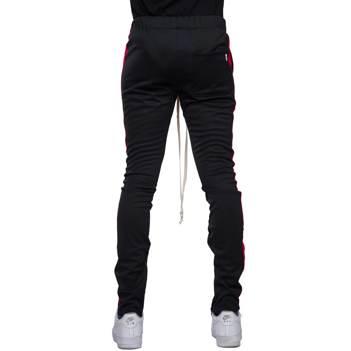 Slim Track Pants - Black / Red