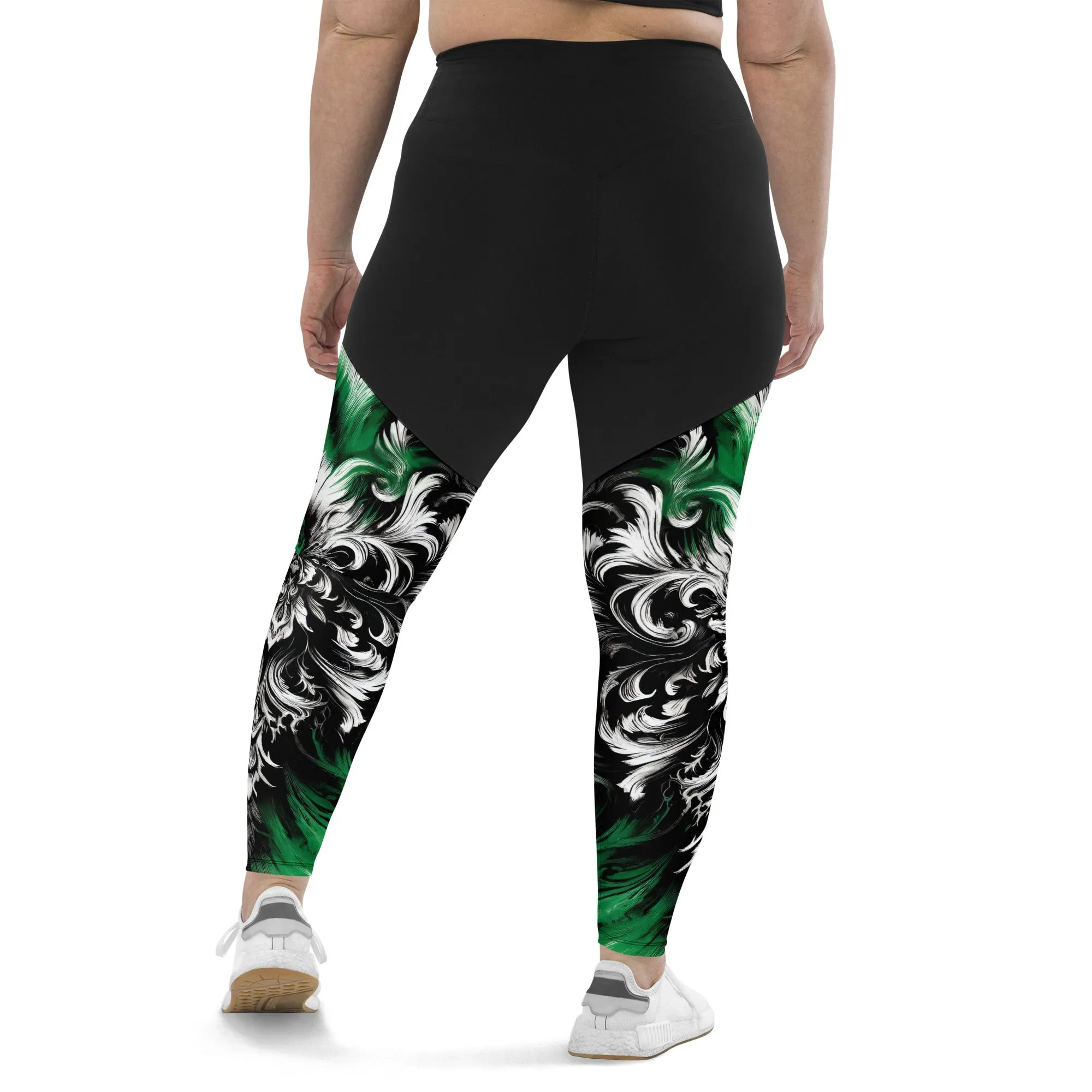 Sports Leggings Verdant Veil