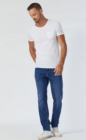 Steve Athletic Fit Jeans Dark Brushed Williamsburg