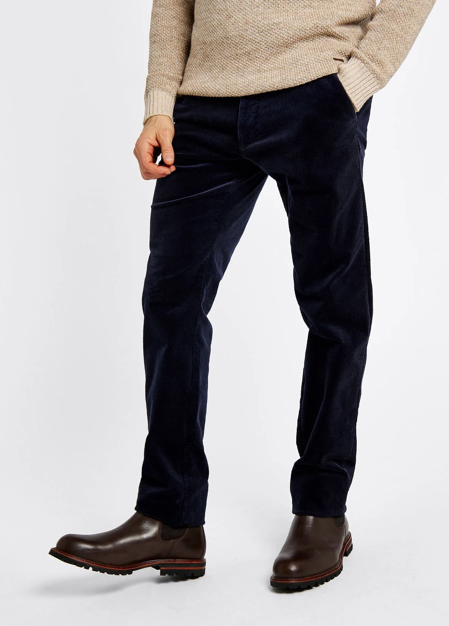 Stride Men's Corduroy Trousers 34in inseam - Navy