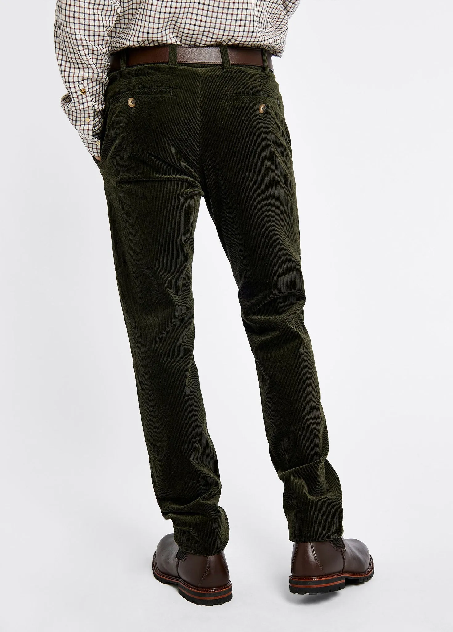 Stride Men's Corduroy Trousers 34in inseam - Olive