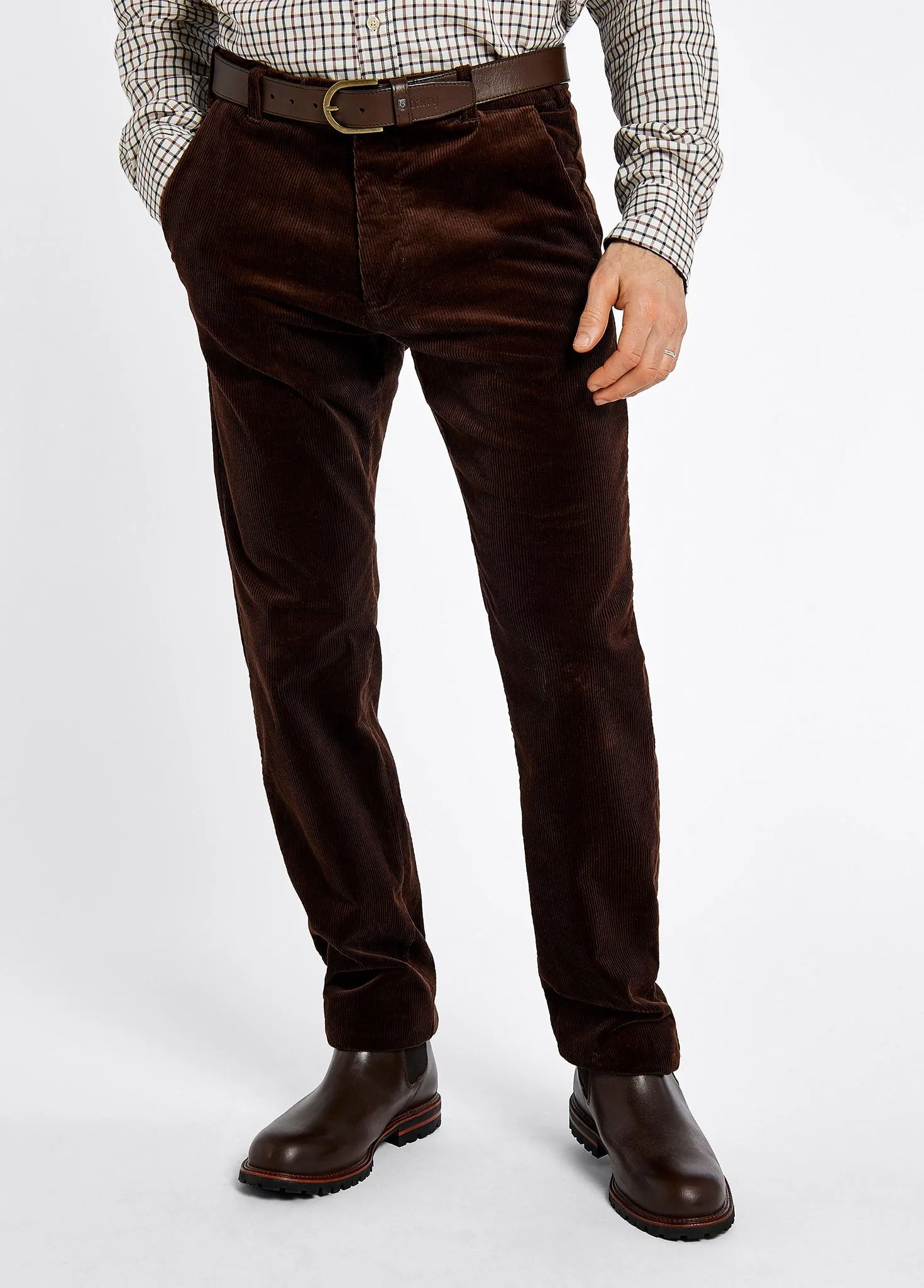 Stride Men's Corduroy Trousers 82cm inseam - Brown