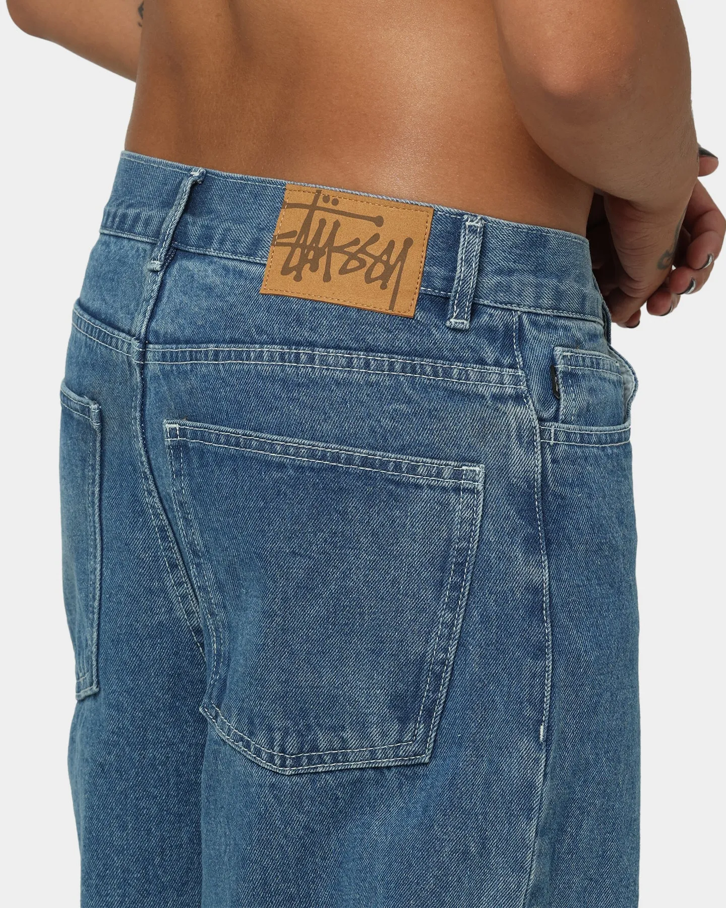 Stussy Big Ol' Jeans Mid Blue