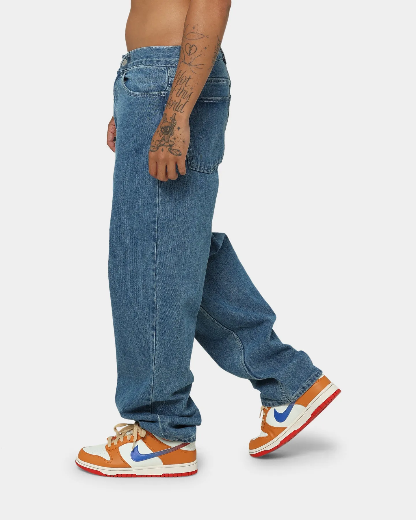 Stussy Big Ol' Jeans Mid Blue