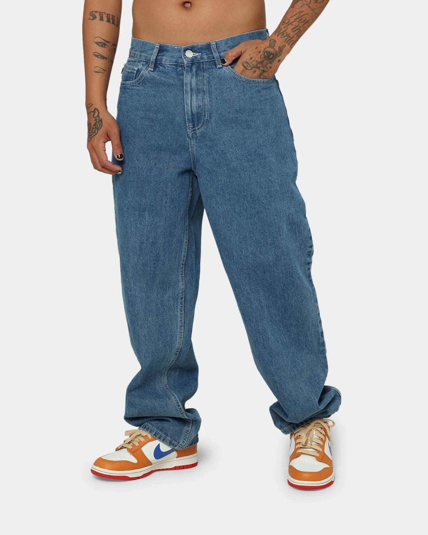 Stussy Big Ol' Jeans Mid Blue