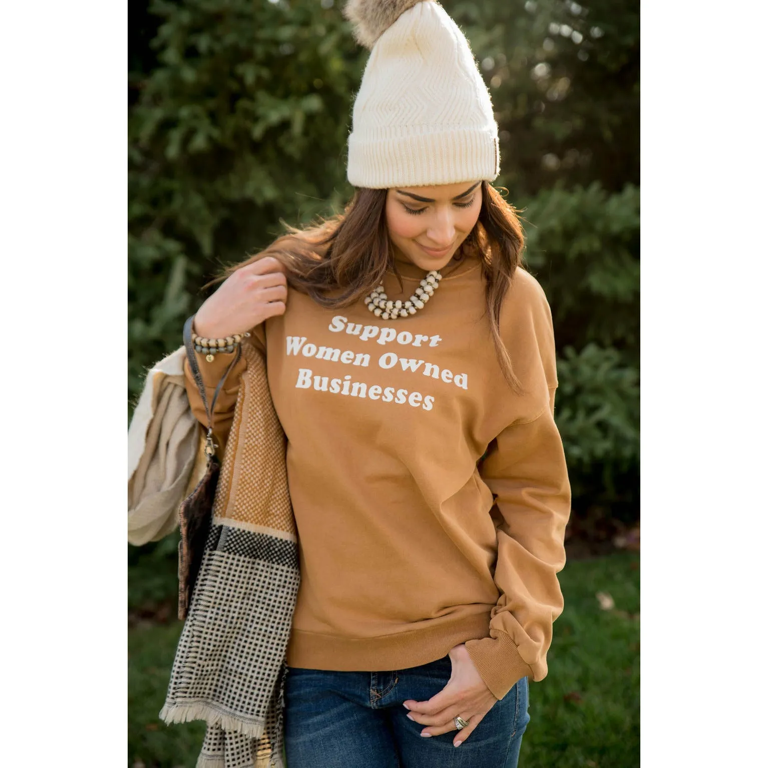 Support Women Owned Businesses Crewneck