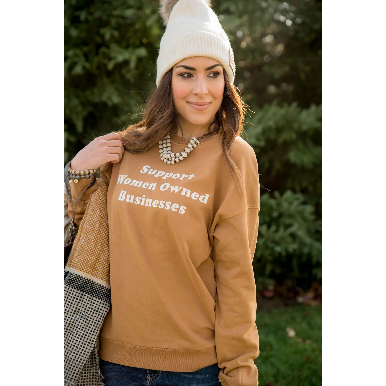 Support Women Owned Businesses Crewneck