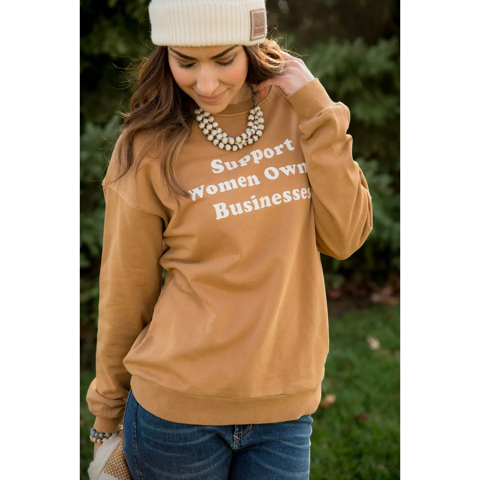 Support Women Owned Businesses Crewneck