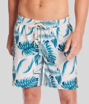 Teal Print Hurley Swim Shorts