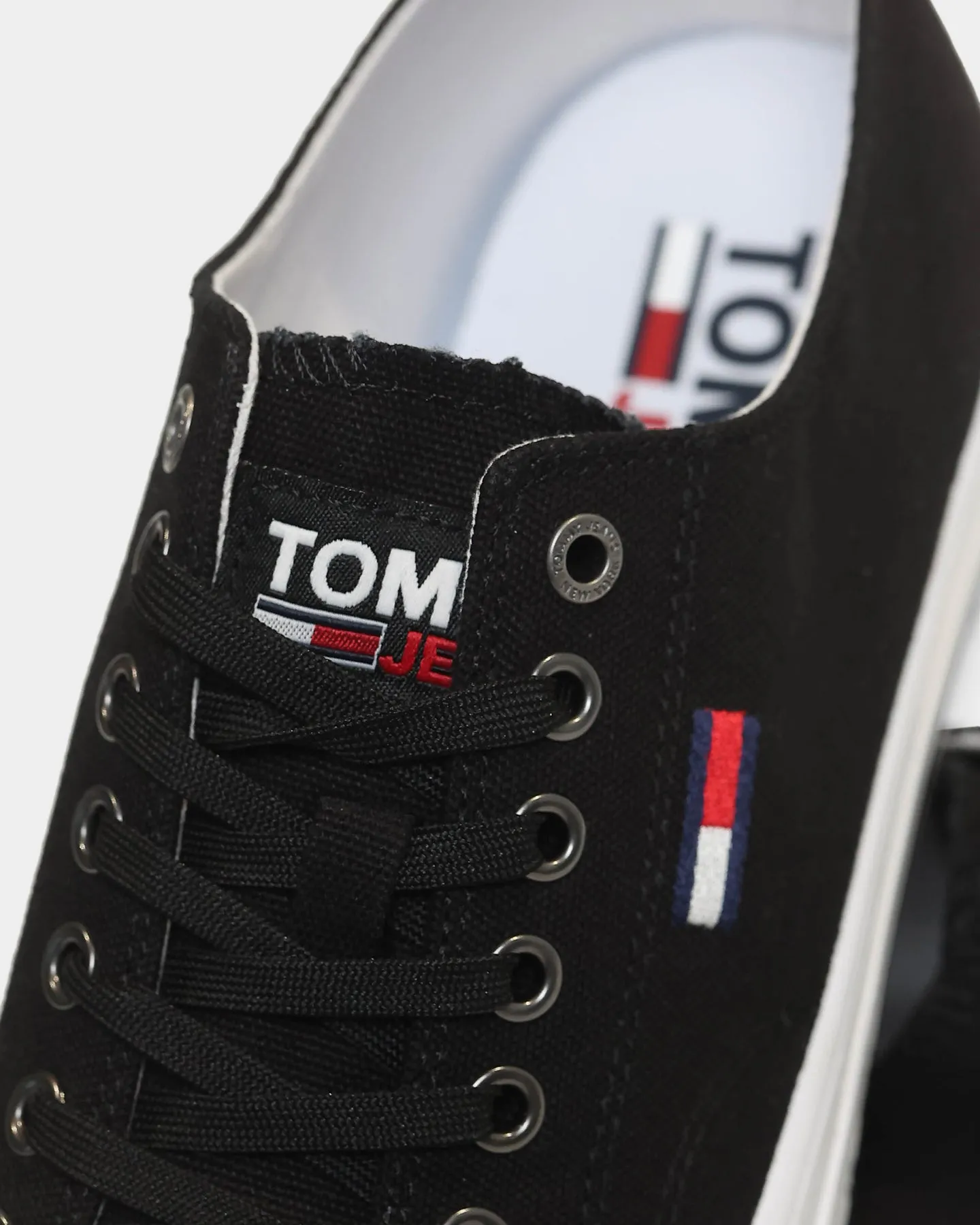 Tommy Jeans Long Lace Up Vulc Black