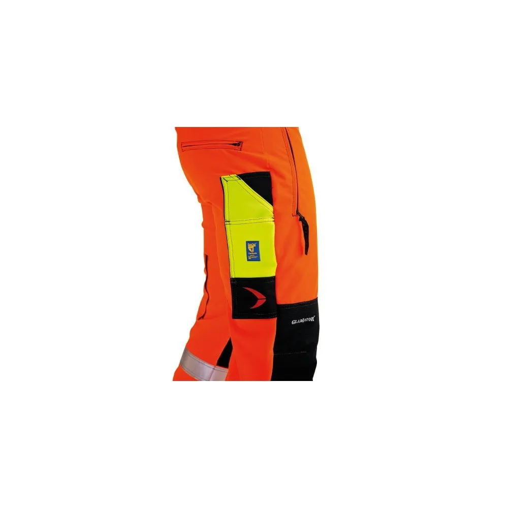 Ventilation Chainsaw Trousers Hi-Vis Orange Type A