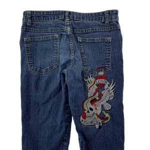 Vintage Skull denim jeans trousers W26