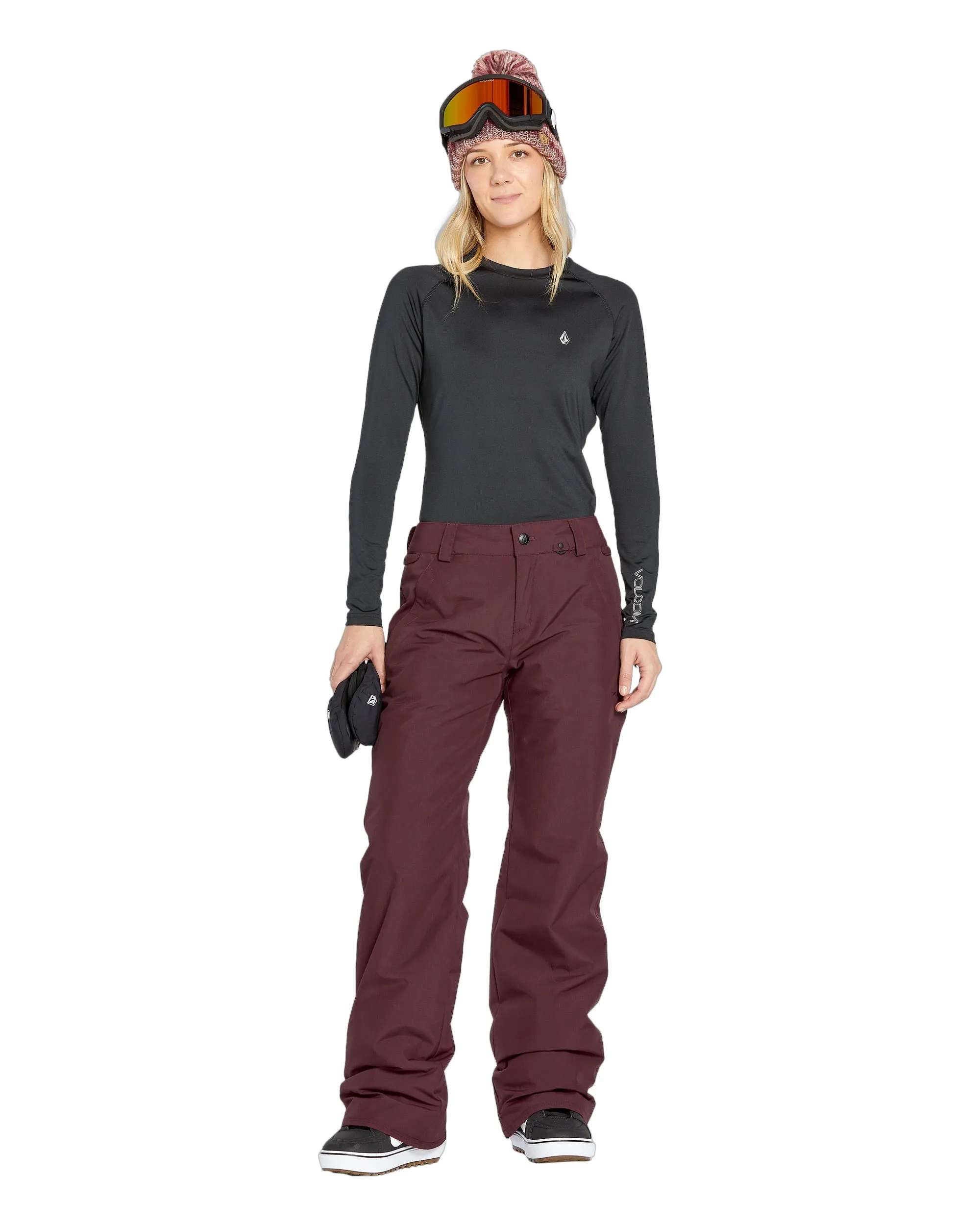 Volcom Frochickie Insulated Pant - Women's | Breathable, Insulated Pants with Top-Tier Waterproofing and Street Style